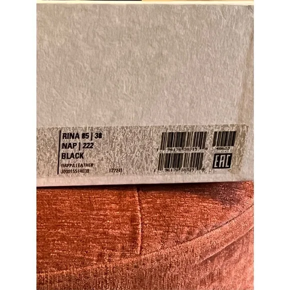 Jimmy Choo Rina 85 Leather Ankle Boots Size 38 (8) NIB - Picture 10 of 15